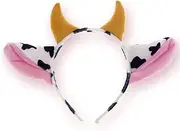 Cow Ears Cow Print Party Supplies for Cow Party Cow Print Baby Shower Сow Ears Headband Cow Birthday Decorations