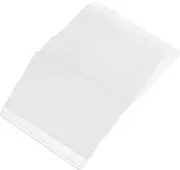 HOMSFOU 50pcs Blank PVC Tags for DIY Craft Projects Price Tags Shipping Labels Compact Easy to Hang for Organizing