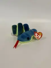 Hissy The Snake Ty Beanie Baby With PVC Pellets And Errors