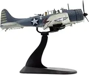 Replica Pre-Build Aircraf 1/72 for Scale Die-cast Metal Navy SBD Dauntless Dive Bomber Battle of Midway Replica Model Airplane Alloy Military Display Model Collection Gift Collection Gift Display
