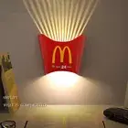 McDonald's LED Night Light Rechargeable Wall Mounted Bedside Lamp Xmas Gift