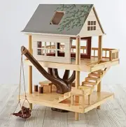 NEW Crate And Barrel Treehouse Play Set