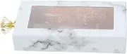 HONITANO Rectangle Fake Lash Box Handle Portable Eyelash Storage Drawer Window Diamond-style Lightweight Case