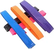 5Pcs Tennis Racket Grip Tape Nonslip Overgrip with Sweat Absorption Textured Handle for Enhanced Comfort Suitable for Badminton Fishing and Bicycle Racket Use