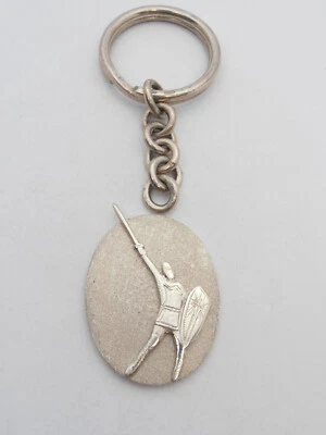925 Silver Keychain with Alberto Da Giussano - Legnano - League -