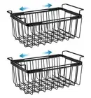 Wetheny Freezer Organizer Bins, Expandable Deep Freezer Baskets for Chest Fre...