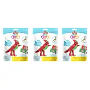 3x Play-Doh Air Clay Parasaurol Dinosaur Art Craft Creative Toy Kids/Children 4+