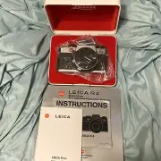 NEW!!!! Unused Leica Leitz R4 Silver Chrome SLR Film Camera Made In Portugal