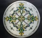 Marble Patio Side Table / Marble Coffee Table Top / Marble End Table Top 15x15"