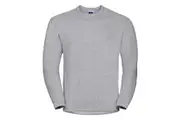 Russell Mens Spotshield Heavy Duty Crew Neck Sweatshirt (Light Oxford Grey) - UTRW9373