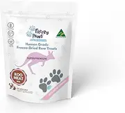 Freezy Paws Superpremium Human Grade Freeze Dried Kangaroo Meat Dog and Cat Treats, 80 g