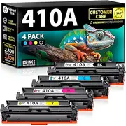 Smart Ink Compatible 410A Toner Cartridge Replacement for HP 410A HP 410X CF410A CF411A CF412A CF413A to use with Color Laserjet Pro MFP M477fnw M452nw M452dn M477fdw M477fdn M452dw ( Black & CMY )