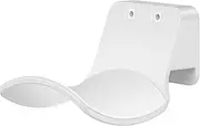 Headphone Hangers, Under-Desk Headphone Hook,Headphone Wall Mount with Adhesive Glues,Include Removable Adhesive Strips for Easy, Damage-Free Wall, Desk (White,Wall Mount)