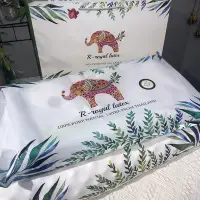 在飛比找Yahoo!奇摩拍賣優惠-免運 廠家直銷新皇家泰國大象乳膠枕天然乳膠枕頭枕芯禮品批發