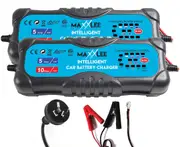 2x Smart Battery Charger Automatic 9 Stages SLA 2A 5A 10A 12V/24V Caravan 4WD