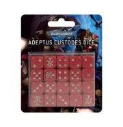ADEPTUS CUSTODES RED DICE 40K WARHAMMER 40,000 D6 NEW