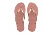 Havaianas You Metallic Thong - Crocus Rose