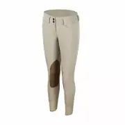 R.J. Classics Girls Avery Front Zip Breeches - Sand