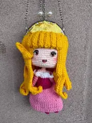 Crochet Baby Pink Doll Purse Pattern