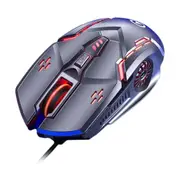 Sound USB Wired 6-Buttons 3200DPI Adjustable Light Gaming Mouse for PC
