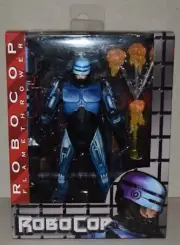 NECA Reel Toys Robocop vs Terminator Flamethrower 8-bit video game action figure