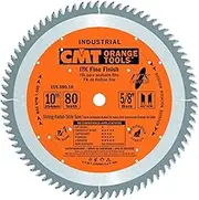 CMT 255.080.10 ITK Industrial Fine Finish Saw Blade, 10-Inch x 80 Teeth 40° ATB Grind with 5/8-Inch Bore