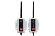 Elinz 4CH 2.4GHz Wireless Transmitter & Receiver with 8 Switchable Frequencies for 4PIN Wired Analog Front or Rear Backup Camera System