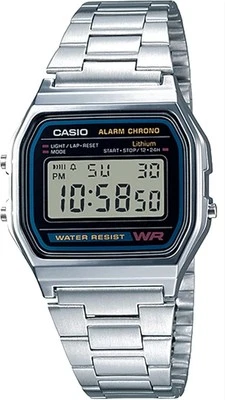 Casio Vintage Digital Grey Dial Unisex Wrist Watch Free Shipping
