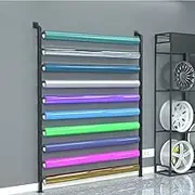 Wall Vinyl Roll Organizer, Multifunctional Shelf With Hanging Bar, Ideal For Vinyls That Change Color In The Car, Solar Slices For Windows, Wallpaper And Cloth