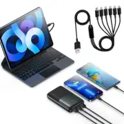 USB 2.0 Type A Male to 6 USB Male Splitter Data Sync and Connector