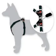 BlackDog Wear Dog Harness Step in Style Black