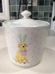 222Fifth Easter Pups Medium Canister With Lid