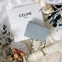 在飛比找蝦皮購物優惠-二手 CELINE 三折短夾