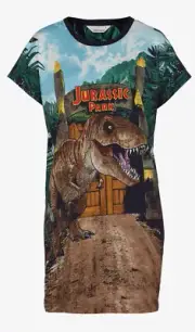 BNWT PETER ALEXANDER SIZE M JURASSIC PARK MULTI T-SHIRT DRESS PJ PYJAMAS $99