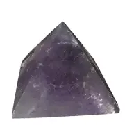 Amethyst Gemstone Crystal Pyramid polished gem reiki healing stone (EA2722)