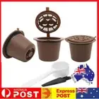 3pcs Refillable Reusable Coffee Capsule Filters for Nespresso Coffee Machine