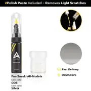 Touch Up Paint For Suzuki All Models ODE Silver With Polish Paste