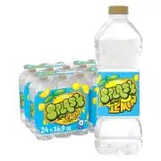 Nestle Splash Water Beverages, Lemon, 16.9 Oz, Case Of 24 Bottles