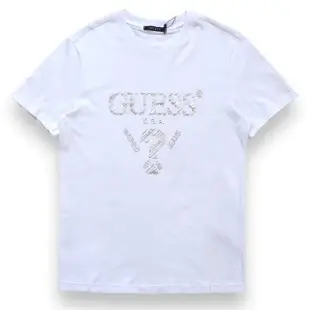 【GUESS】情侶款圓領短TEE 男生 女生 經典款式 短袖T恤