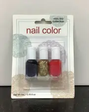 Essie Mini Trio Nail Color Polish | love sheen, rock at the top, point of blue|