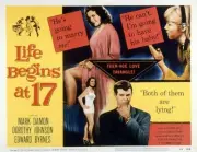 Life Begins At 17 Lobby Card Dorothy Johnson Luana Anders bott- 1958 Old Photo