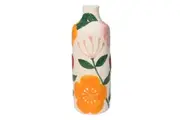 Urban Dahlia Floral Bottle Flower Vase Colourful 20cm Decorative Home Decor