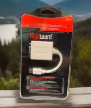NEW SEALED GIGAWARE MINI DISPLAYPORT TO VGA ADAPTER PC/MAC MODEL # 2602730