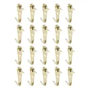 Picture Hangers, Photo Frame Hanging Hooks Kit with Nails, Holds 30 lbs, 20 Pcs