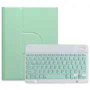 360 Degree Rotatable Bluetooth Keyboard Leather Case Square Button Mint Green For Ipad 10Th Gen 10.9 2022 Keyboards