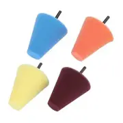4pcs Cone Polishing Pad Sponge Buffing Pads for Automotive Car Wheels Hub