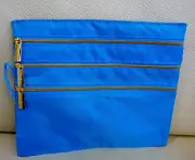 Napoleon Perdis Blue Holiday Makeup Cosmetics Bag, Large Size, Brand New!