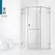 ITAI 無框淋浴拉門-皇冠5700系列 8mm強化玻璃門 銅鍍鉻門框 淋浴間 廁所 乾濕分離 五年保固 台灣製造