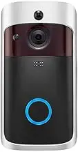 Video Doorbell Camera HD WiFi Doorbell Wireless Operated Motion Detector Audio & Speaker Night Vision Fit Fit for iOS&Android(Type 2)