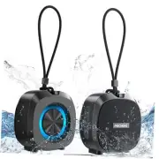 Speaker, Small Portable Bluetooth Wireless IPX5 Waterproof Shower Black